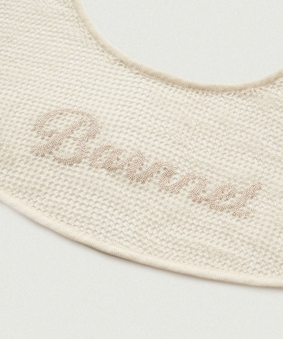 더바넷(THEBARNNET) Anne Punching Layerd Wrap Knit_Cream