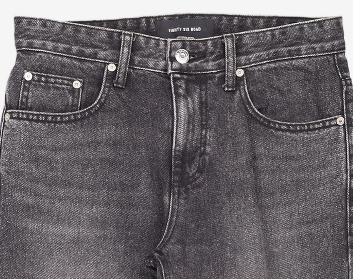 86로드(86ROAD) BLACK NORMAL CHIP / CROP TAPERED 28
