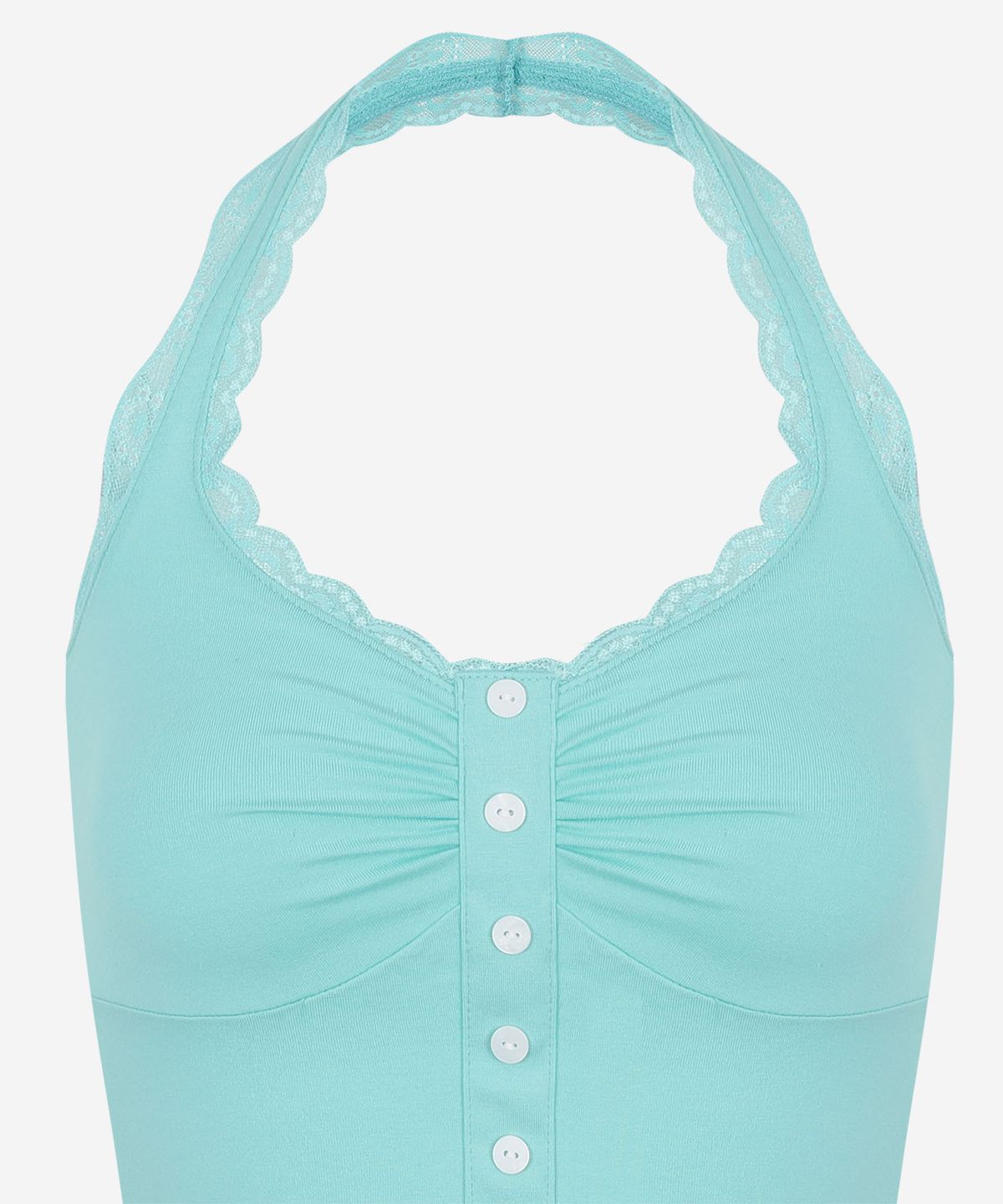 뉴얼린(NEWALRIN) Candy Lace Button Sleeveless Top(4Colors)