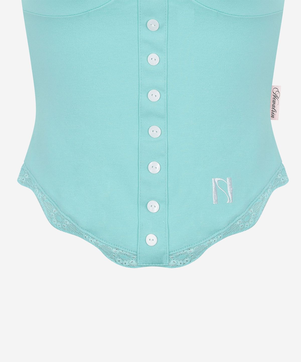 뉴얼린(NEWALRIN) Candy Lace Button Sleeveless Top(4Colors)
