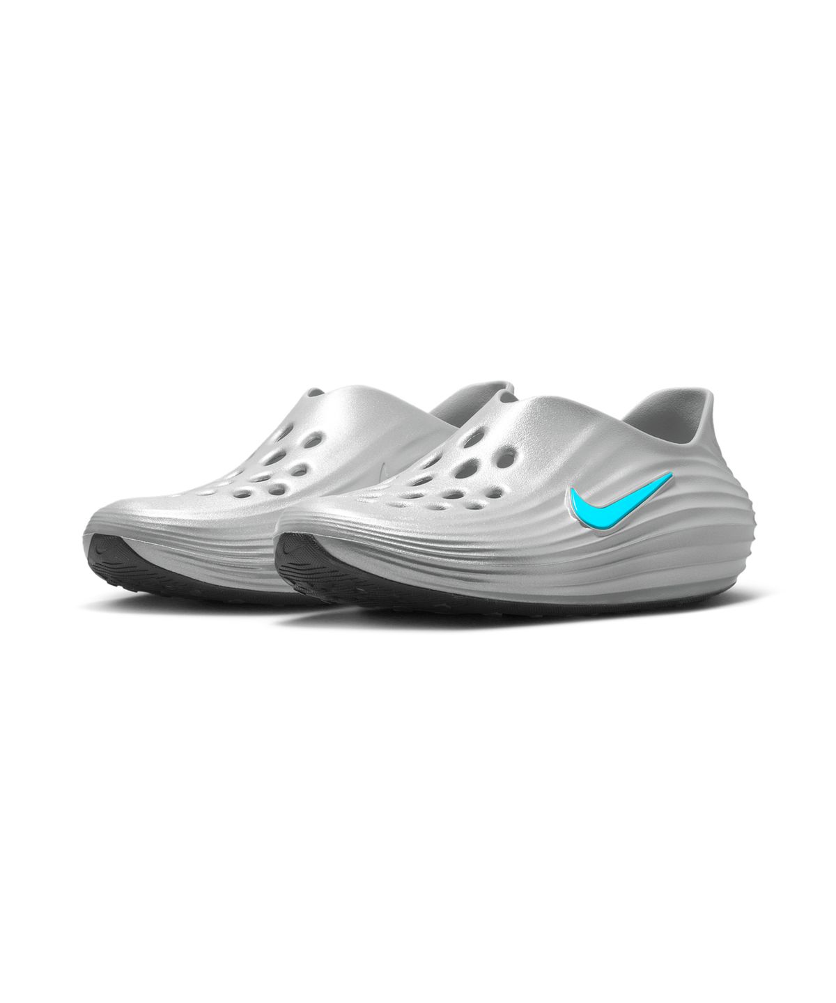 나이키(NIKE) 리액트X 리주버네이트 M - 메탈릭 실버:감마 블루:블랙 / HV5060-006