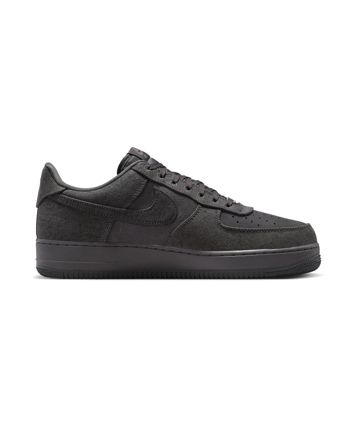 나이키(NIKE) 에어 포스 1 07 LV8 데님 M - 앤트러사이트:미디엄 애쉬:메탈릭 실버:앤트러사이트 / IR0951-003
