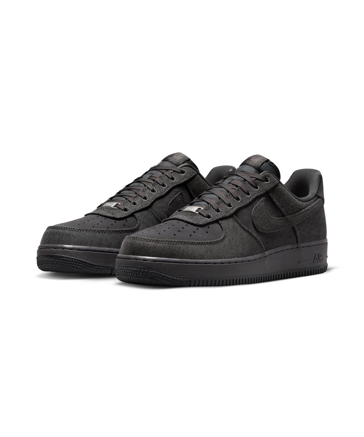 나이키(NIKE) 에어 포스 1 07 LV8 데님 M - 앤트러사이트:미디엄 애쉬:메탈릭 실버:앤트러사이트 / IR0951-003