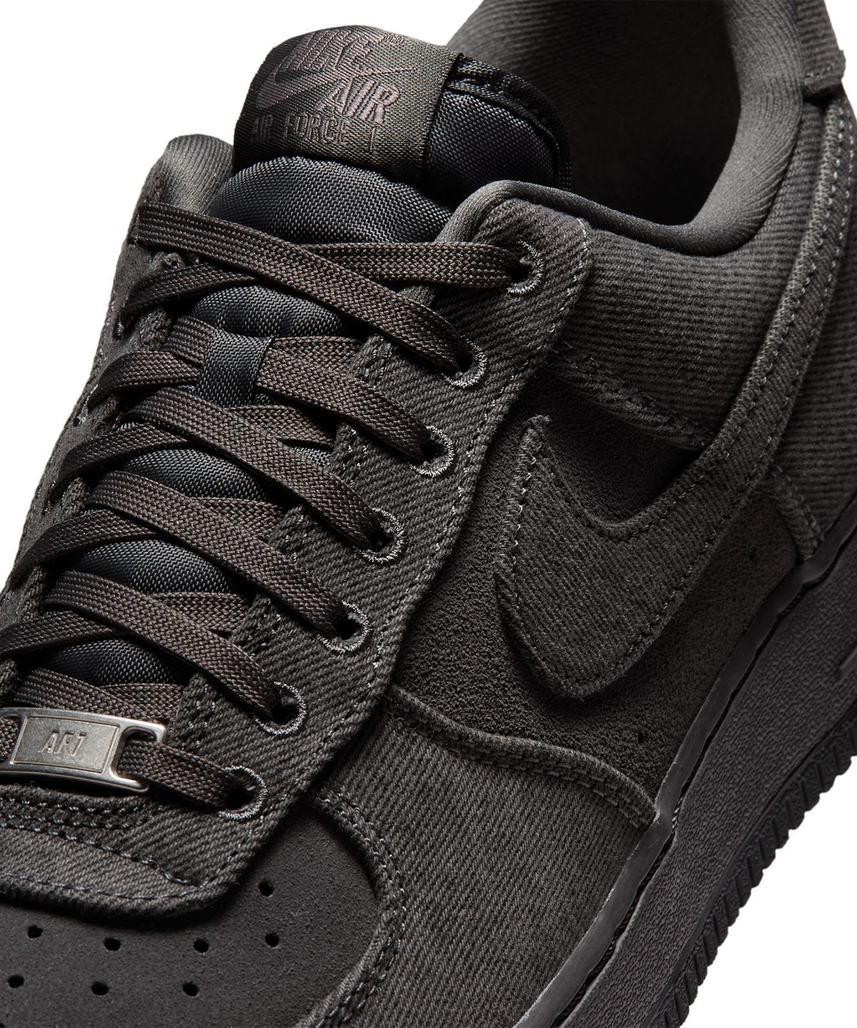 나이키(NIKE) 에어 포스 1 07 LV8 데님 M - 앤트러사이트:미디엄 애쉬:메탈릭 실버:앤트러사이트 / IR0951-003