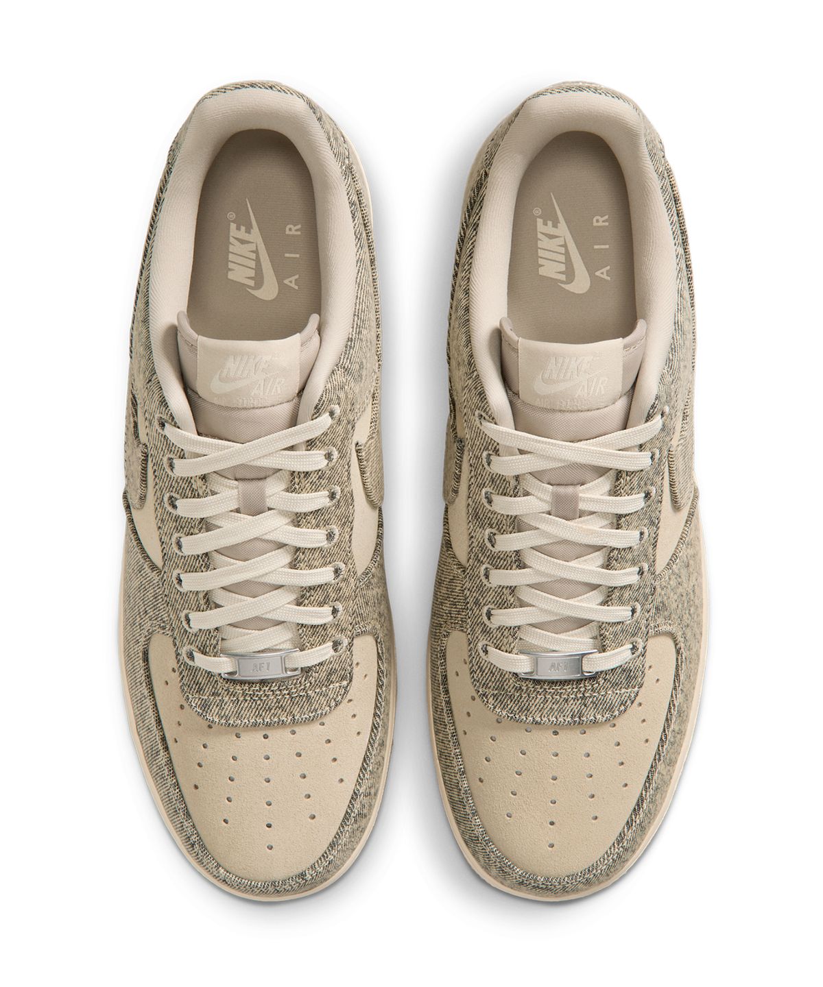 나이키(NIKE) 에어 포스 1 07 LV8 데님 M - 데저트 카키:라이트 카키:메탈릭 실버:데저트 카키 / IR0951-201