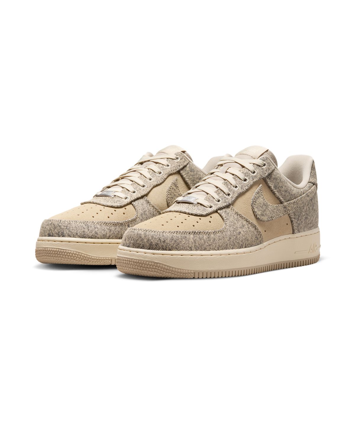 나이키(NIKE) 에어 포스 1 07 LV8 데님 M - 데저트 카키:라이트 카키:메탈릭 실버:데저트 카키 / IR0951-201