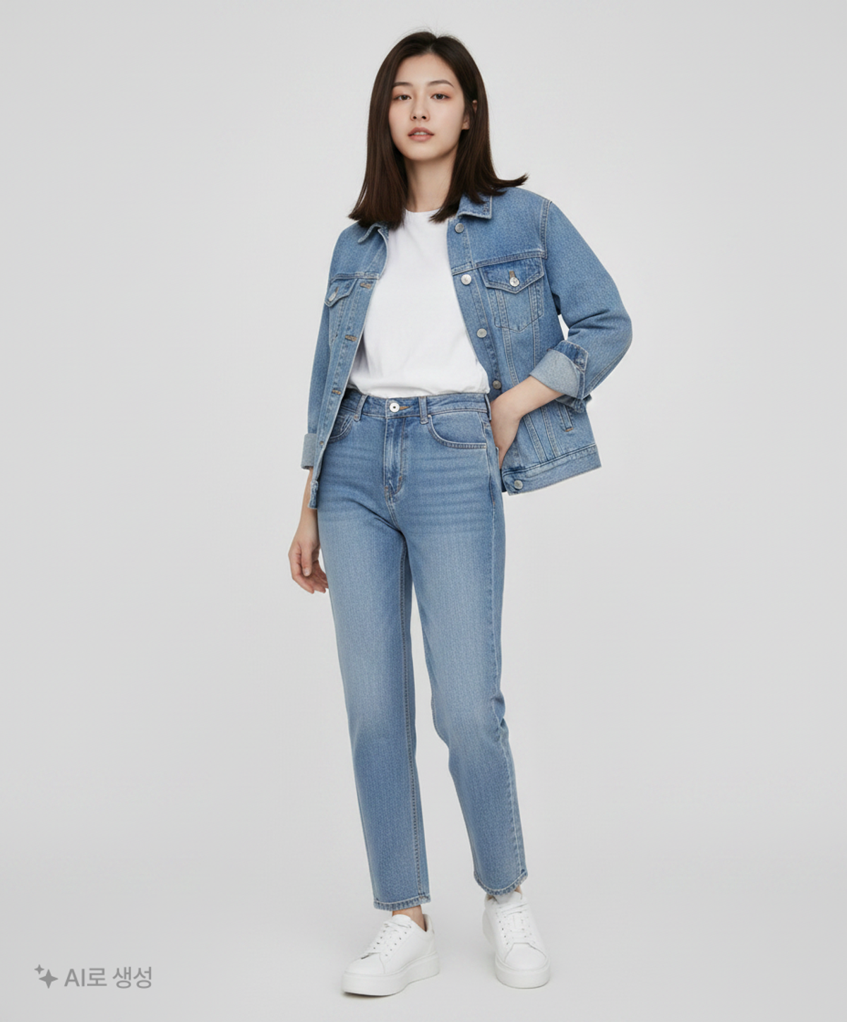 노이아고(NOIAGO) 청/데님 팬츠 S