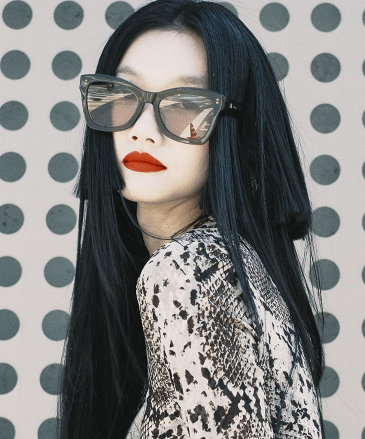 아르마일(AREMILE) AM-028 C02 Black Brown Tint