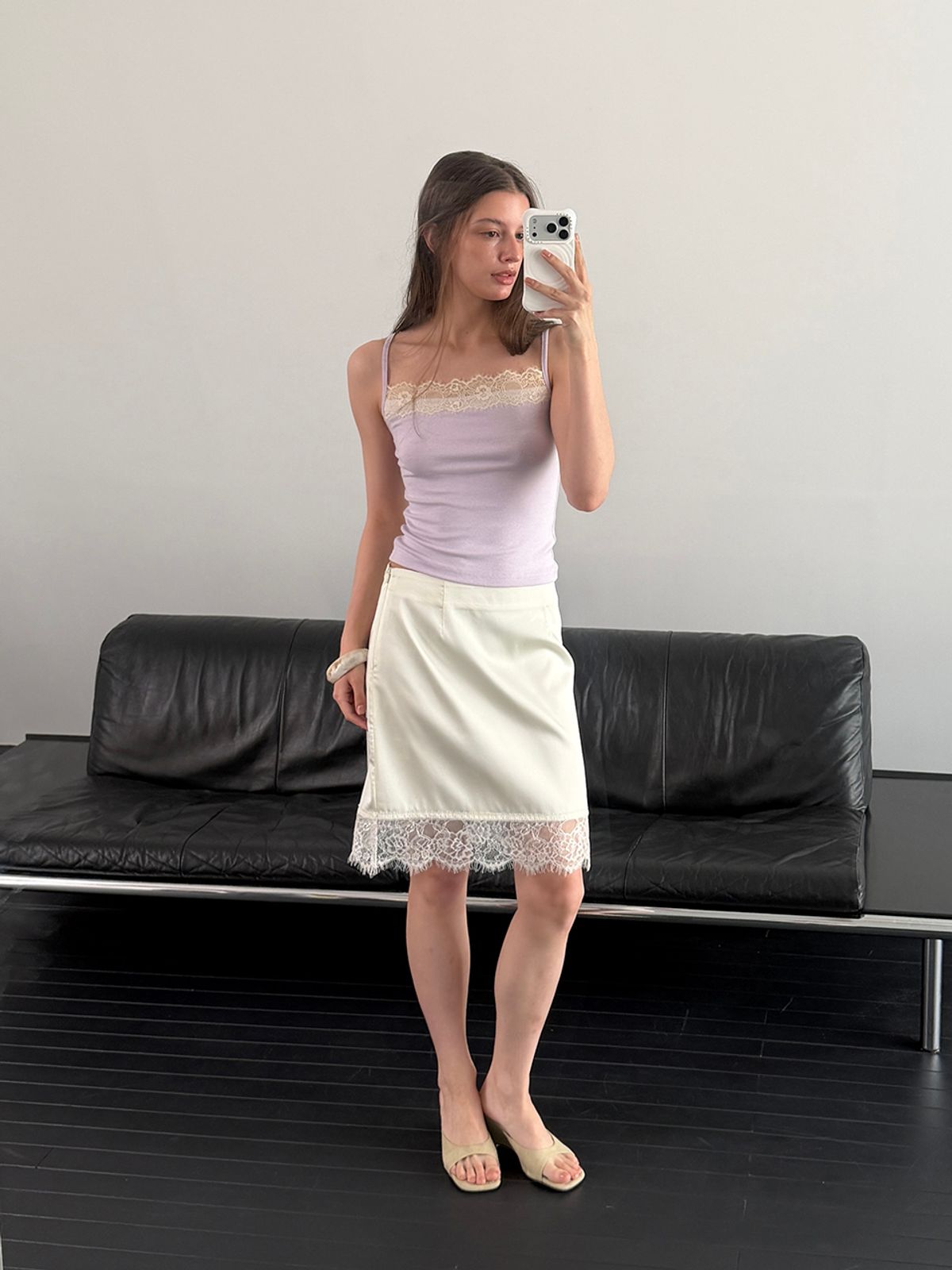 아수라(ASURA) PALE LACE SLEEVELESS (3PACKS)