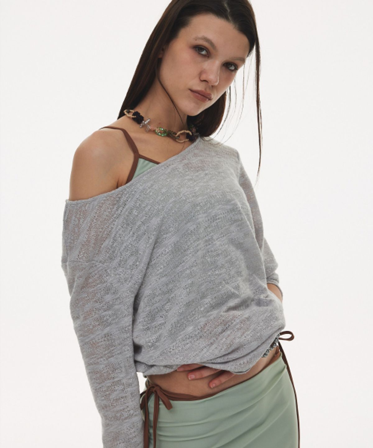 하타(HATA) Summer Knit_Light Gray