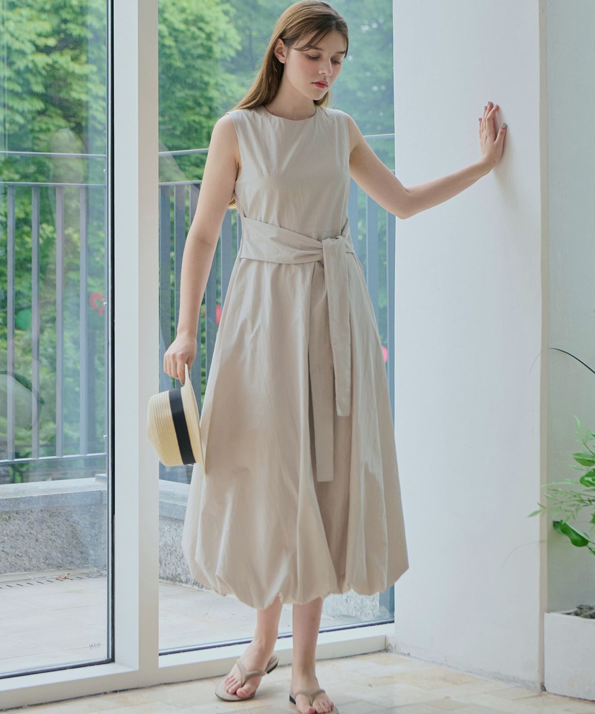 루시다(LUSIDA) 벨른 스트랩 원피스_2 Colors