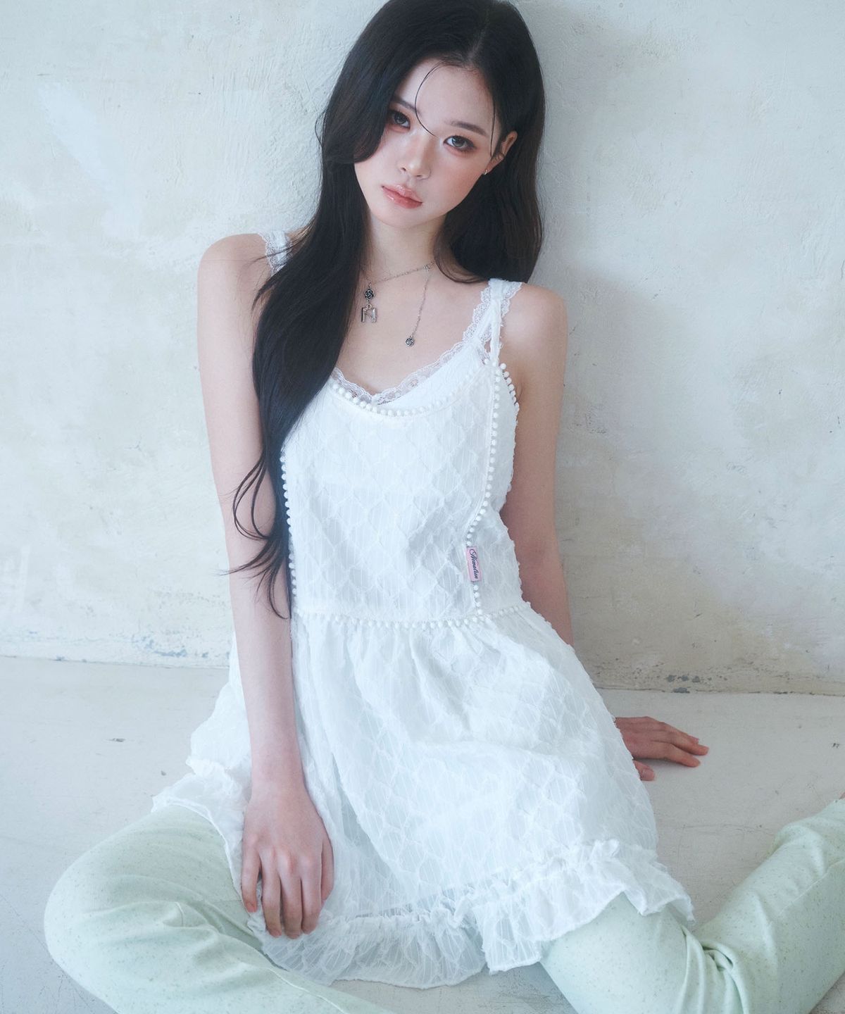 뉴얼린(NEWALRIN) Tutu Frill Lace Sleeveless Dress(3colors)