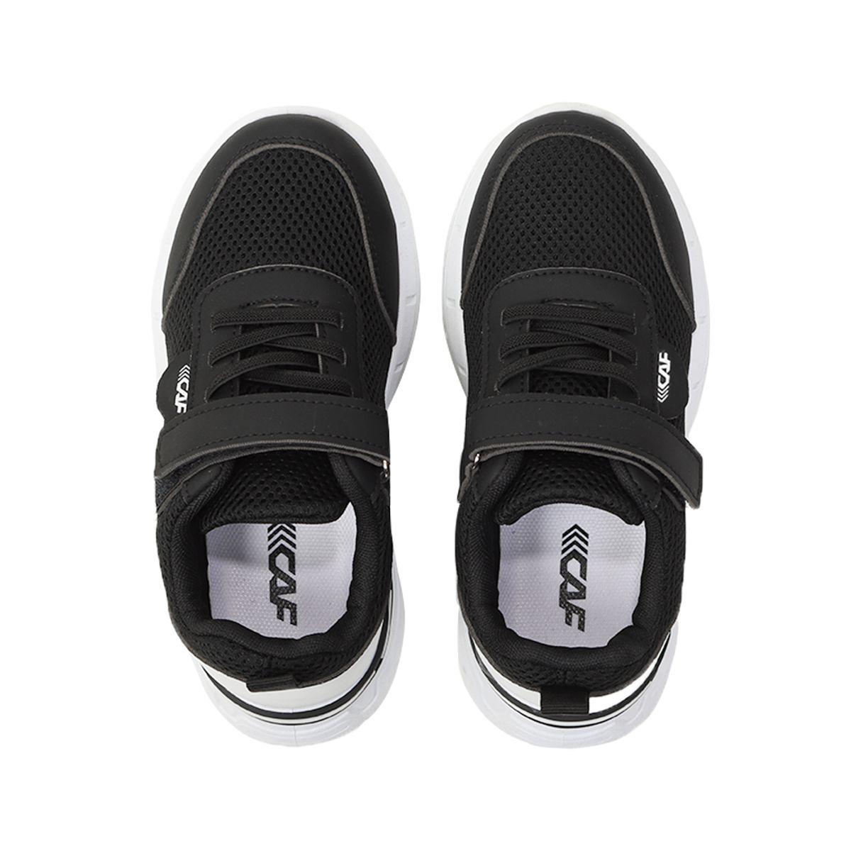 르까프 키즈(LECAF KIDS) 키즈 마일 운동화 블랙화이트 LE4W156BWH