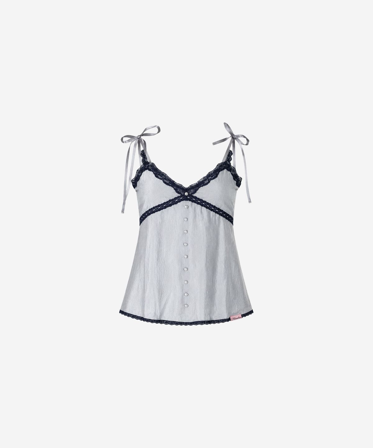 뉴얼린(NEWALRIN) Angel Satin Lace  Cami Blouse(4colors)