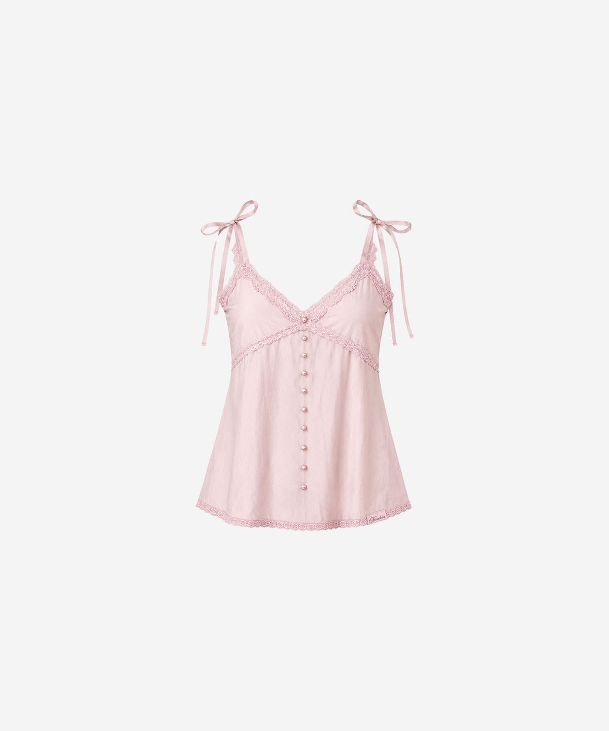 뉴얼린(NEWALRIN) Angel Satin Lace  Cami Blouse(4colors)