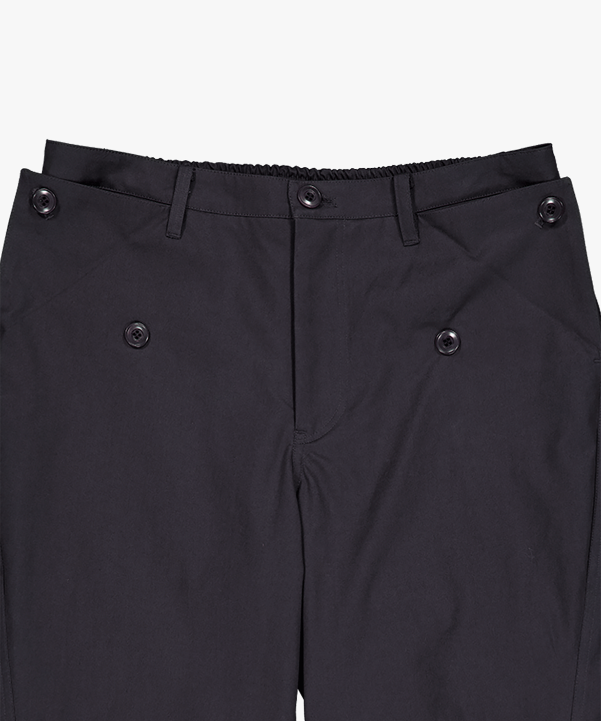 파버(FABEUR) BUTTON CAPRI PANTS (CHARCOAL)