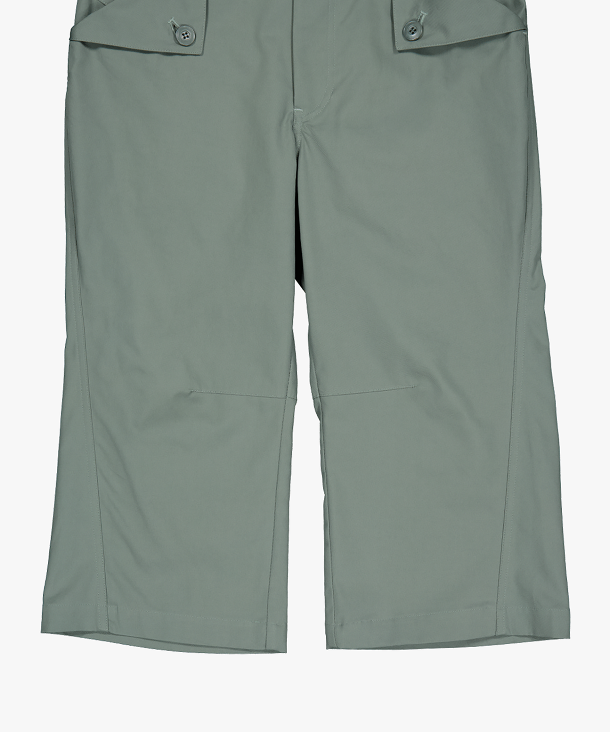파버(FABEUR) BUTTON CAPRI PANTS (KHAKI MINT)
