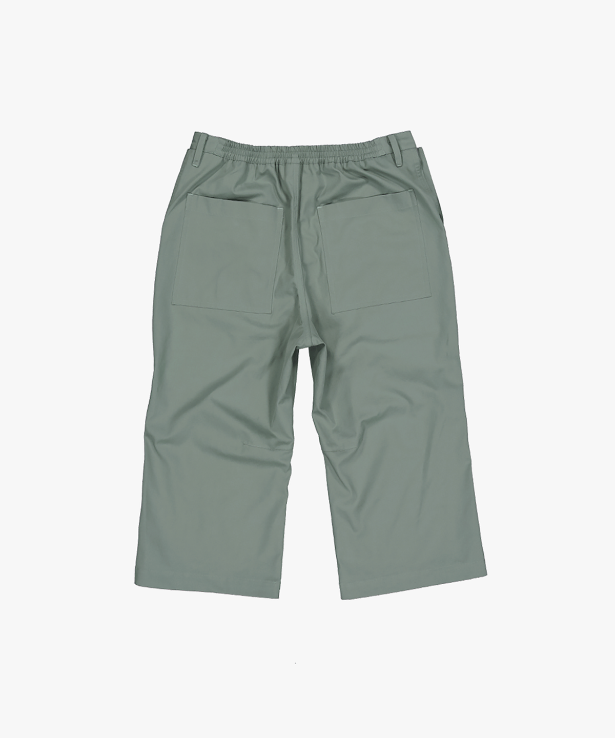 파버(FABEUR) BUTTON CAPRI PANTS (KHAKI MINT)