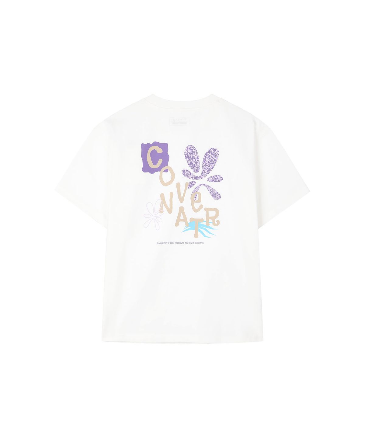 커버낫 키즈(COVERNAT KIDS) 커버라이드 살라 반팔 티셔츠 화이트 CK2603ST19WH