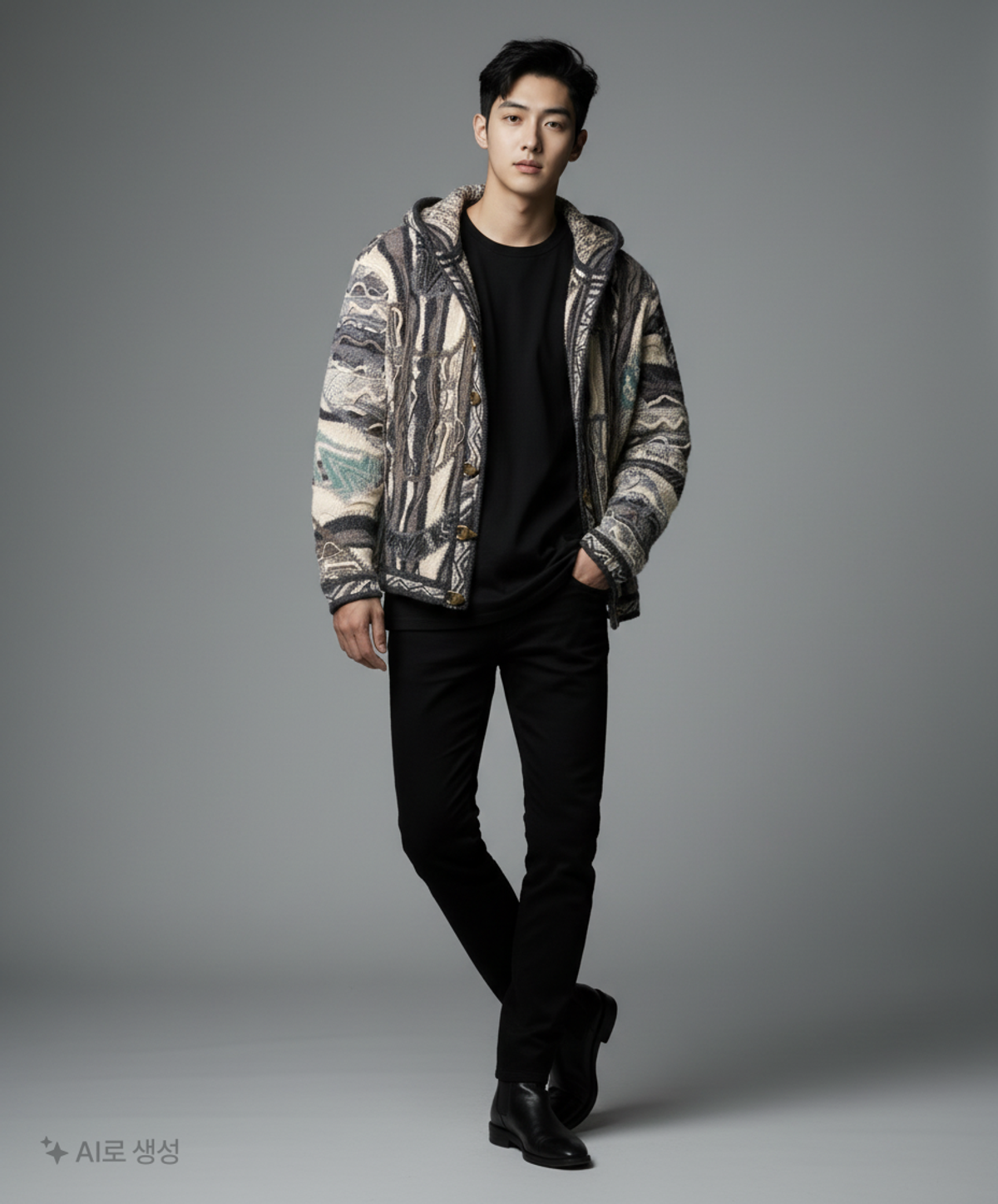 쿠지(COOGI) 후드 집업 M