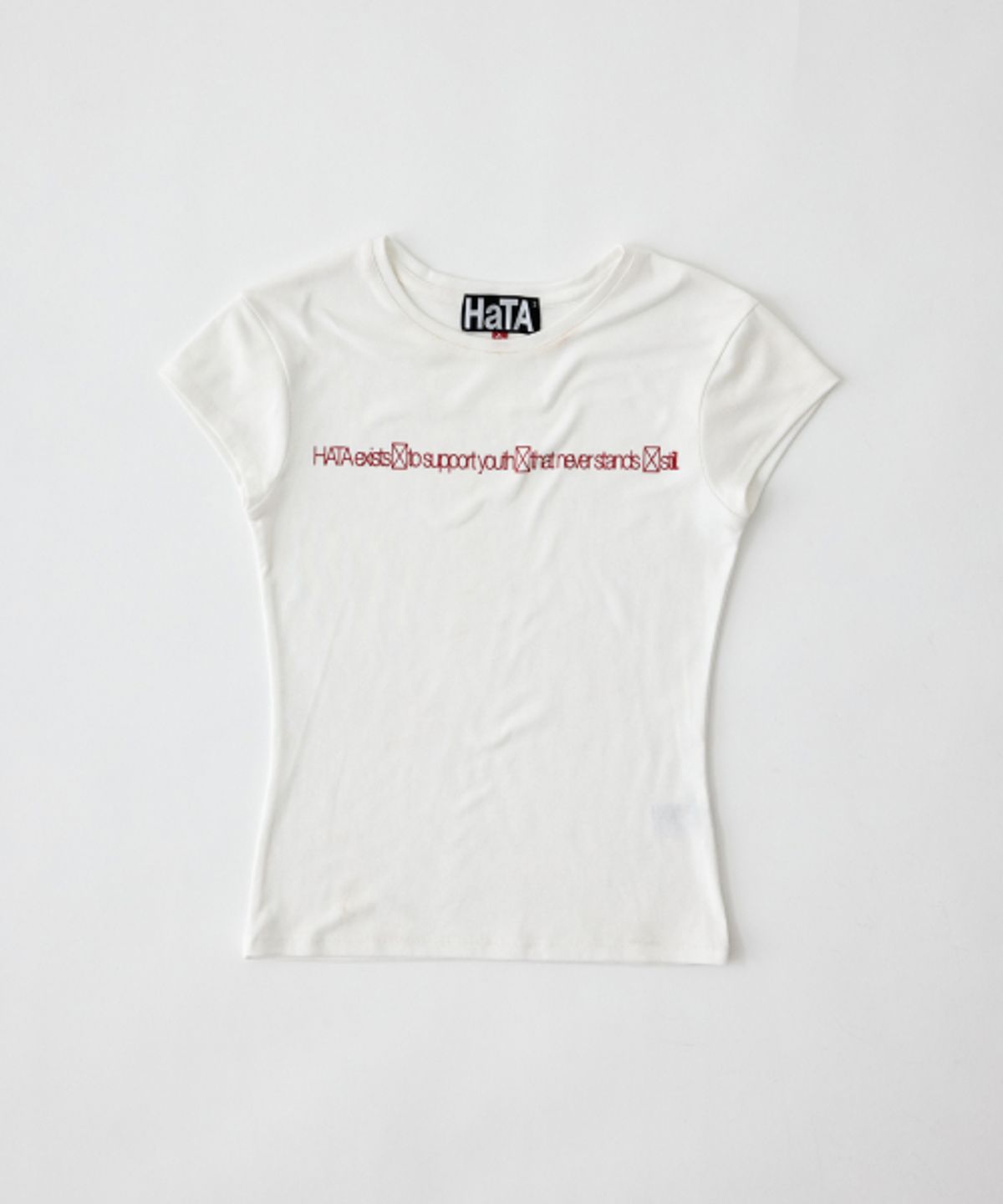 하타(HATA) Cap Sleeve T-Shirt_White