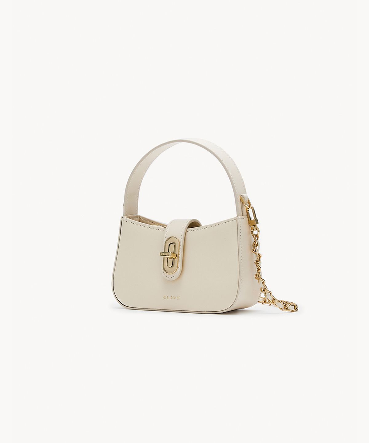 끌라베(CLAVE) 에스더 미니 크림 화이트 크로스백 (ESTHER MINI Cream White Cross Bag)