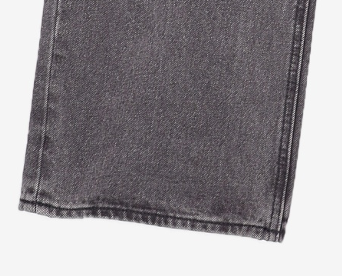 피스워커(PIECE WORKER) Essential Black Jean / Semi Wide 31