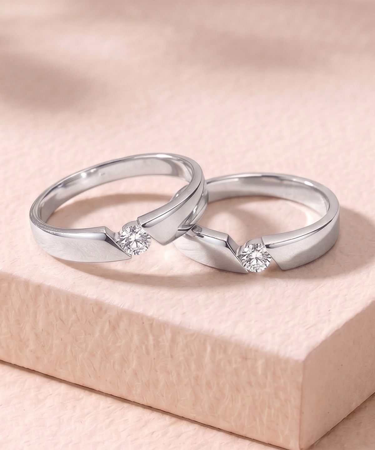엘렌쥬얼리(HELENE JEWELRY) 실버 Silver 925 엘리샤 커플 링 은 반지