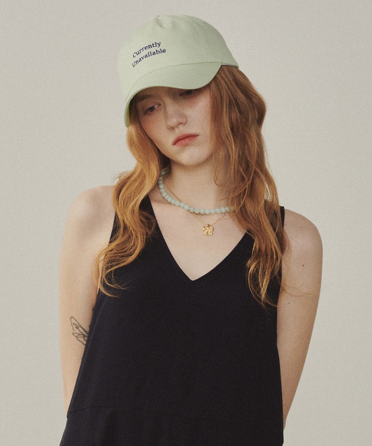멜리앤로즈(MELLY&ROSE) Green Angelite 네크리스(315341)