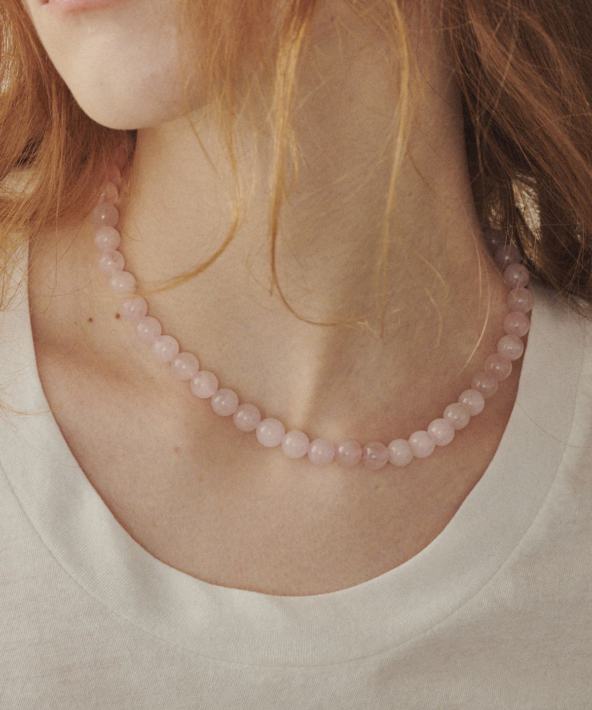 멜리앤로즈(MELLY&ROSE) Rose gemstone 네크리스(315342)