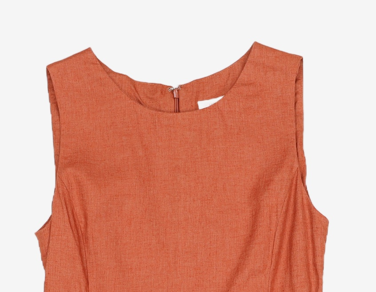 미쏘(MIXXO) 린넨 슬리브리스 원피스 MIWOW9706A M