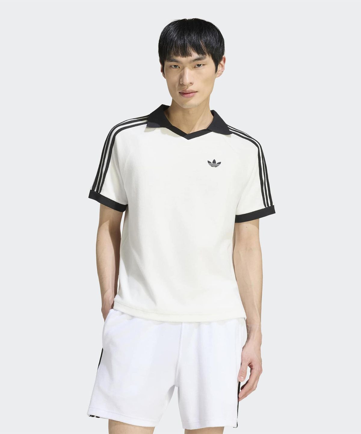 아디다스(ADIDAS) 테리 폴로 셔츠 - 클라우드화이트 / KW7399