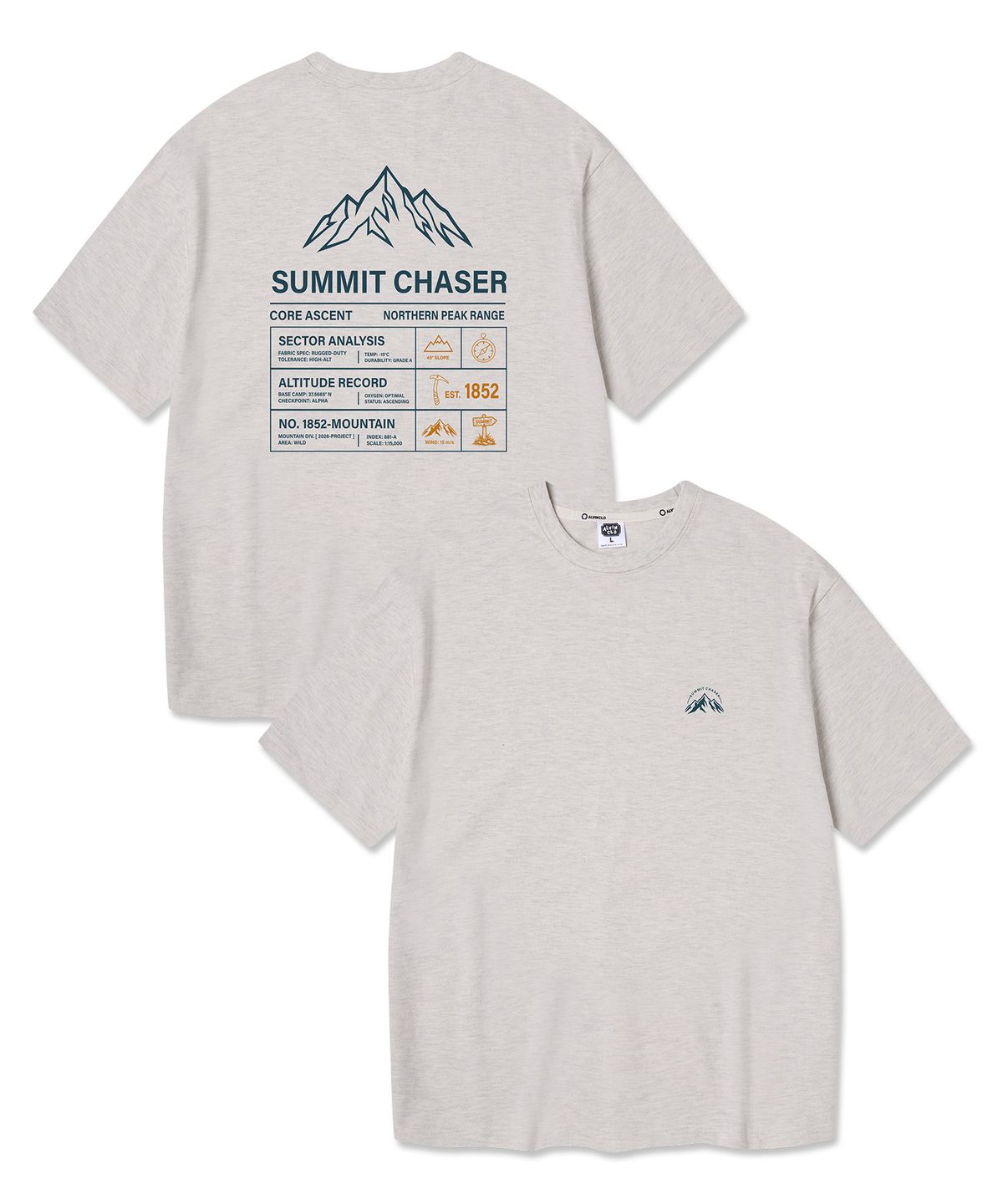 앨빈클로(ALVINCLO) SUMMIT CHASER 반팔티 AST3657 (3COLOR)