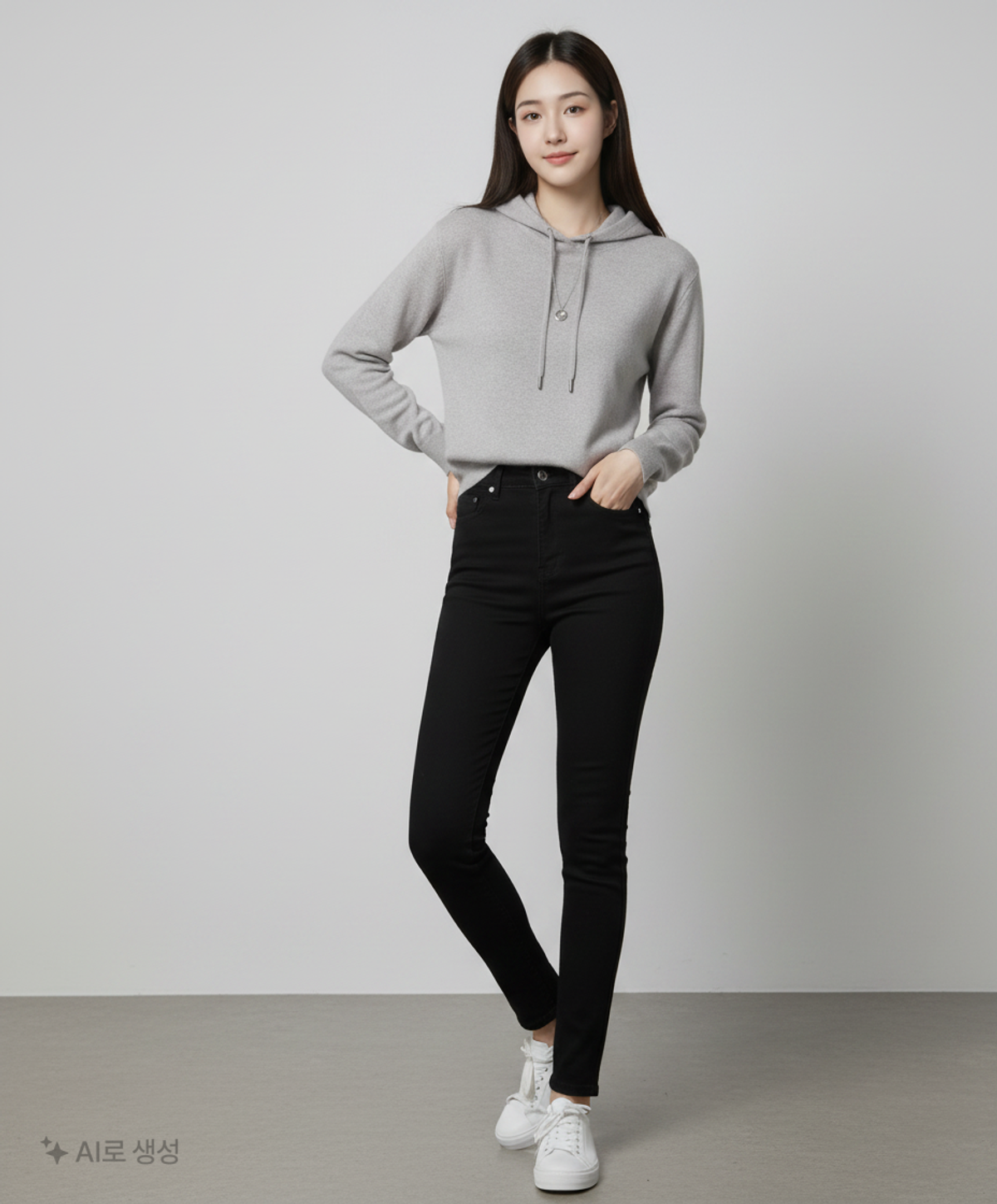 스파오(SPAO) 후드 티셔츠 S