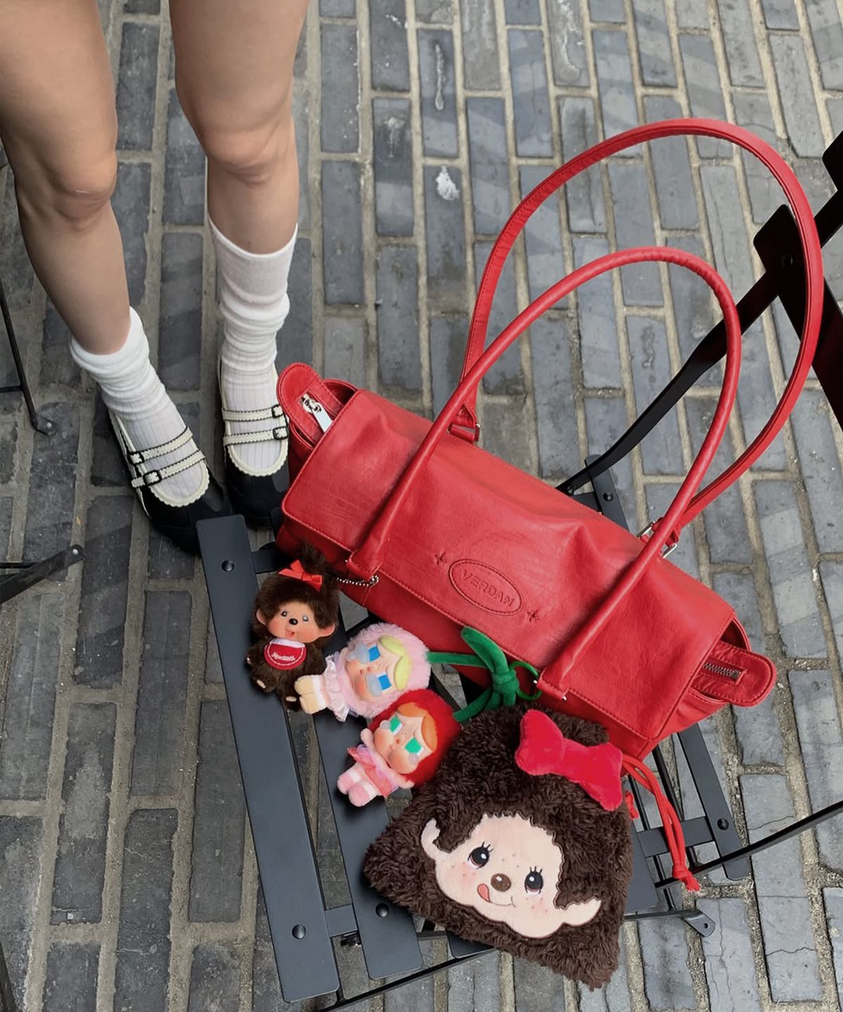 버던(VERDAN) Notte Duffle Bag_red