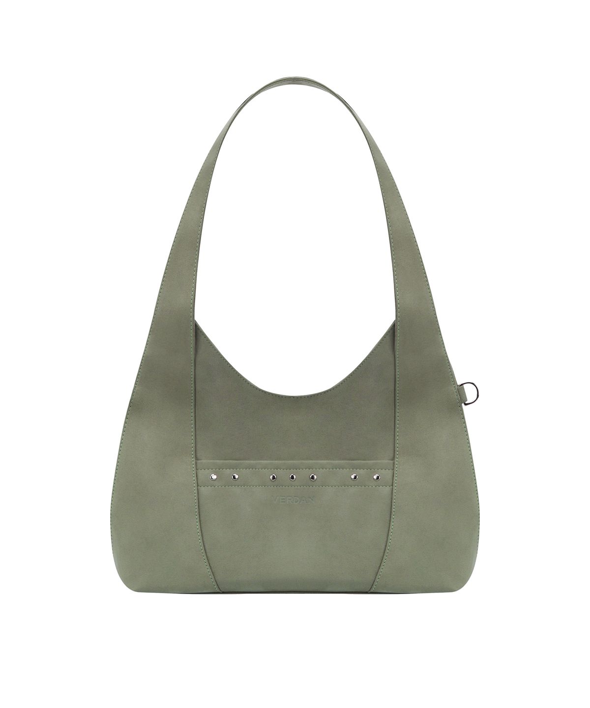 버던(VERDAN) Aube Suede Shopper Bag_green