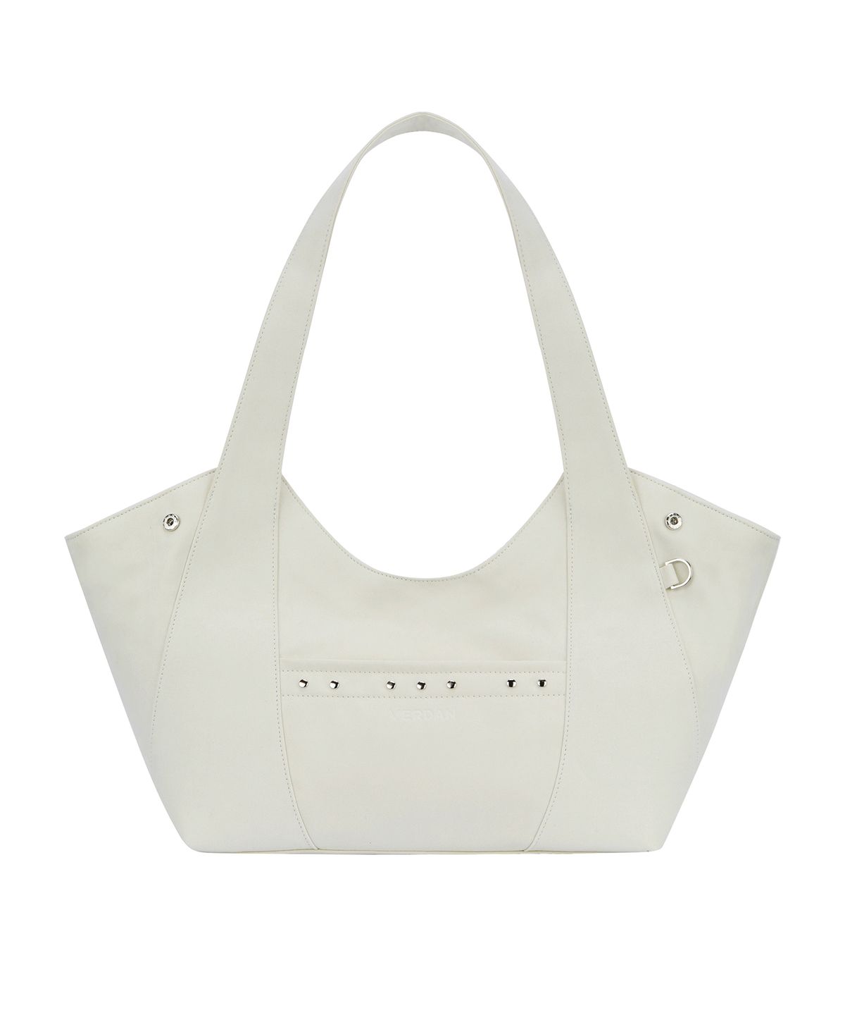 버던(VERDAN) Aube Suede Shopper Bag_cream