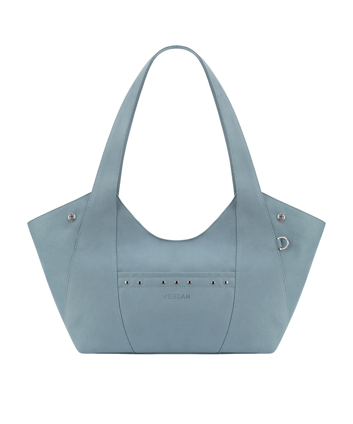 버던(VERDAN) Aube Suede Shopper Bag_blue