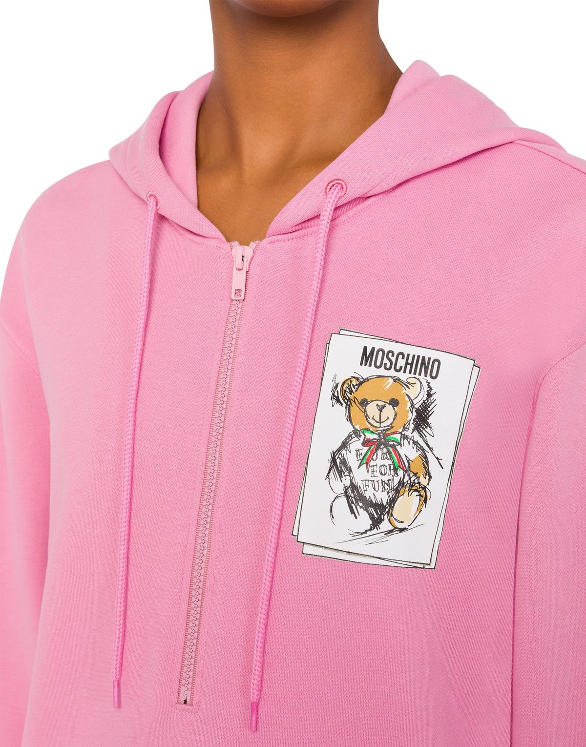 모스키노(MOSCHINO) 테디 패치 후디