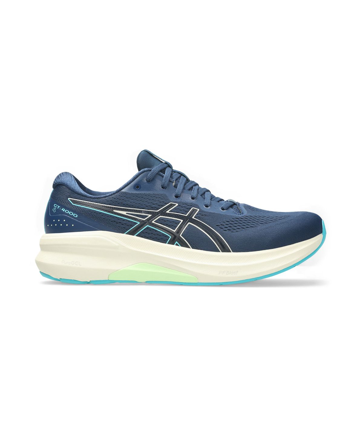 아식스(ASICS) GT-4000 4 맨 와이드 - 인디펜던스 블루:에너지 아쿠아/1011B870-402