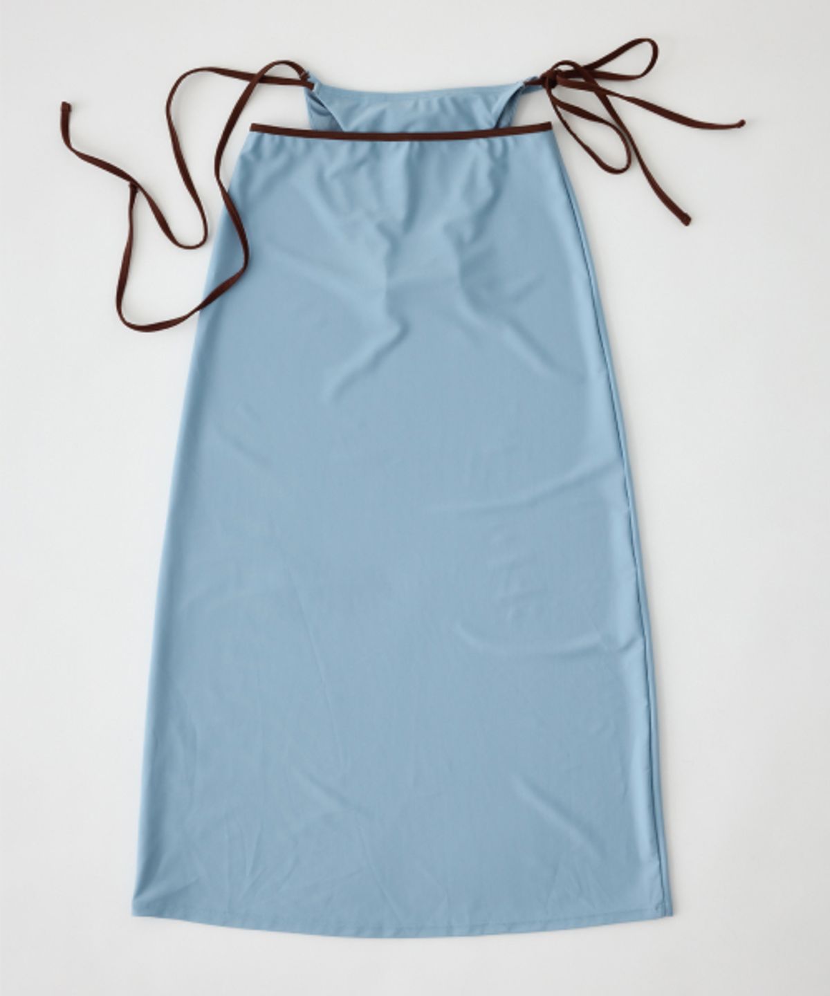 하타(HATA) Long Skirt Bikini Set_Dust Blue