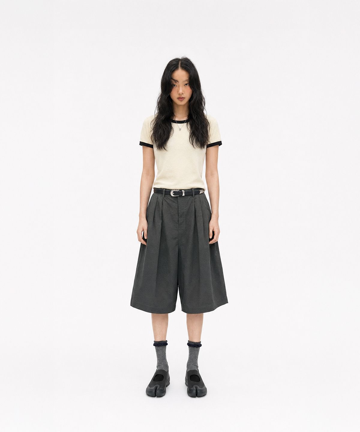 사일라스(SAILAS) P03 Pleats Shorts_CC
