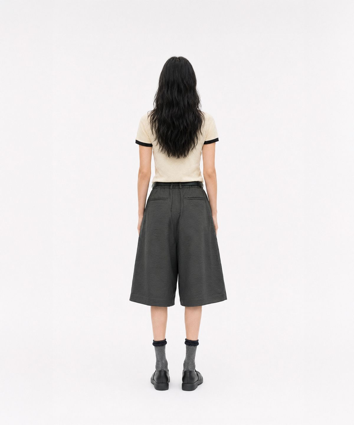 사일라스(SAILAS) P03 Pleats Shorts_CC