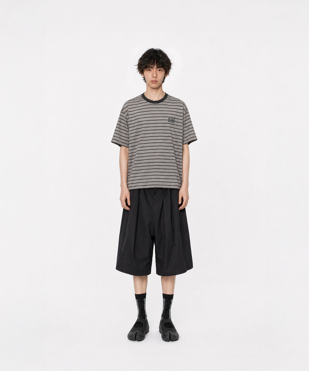 사일라스(SAILAS) P03 Pleats Shorts_BK