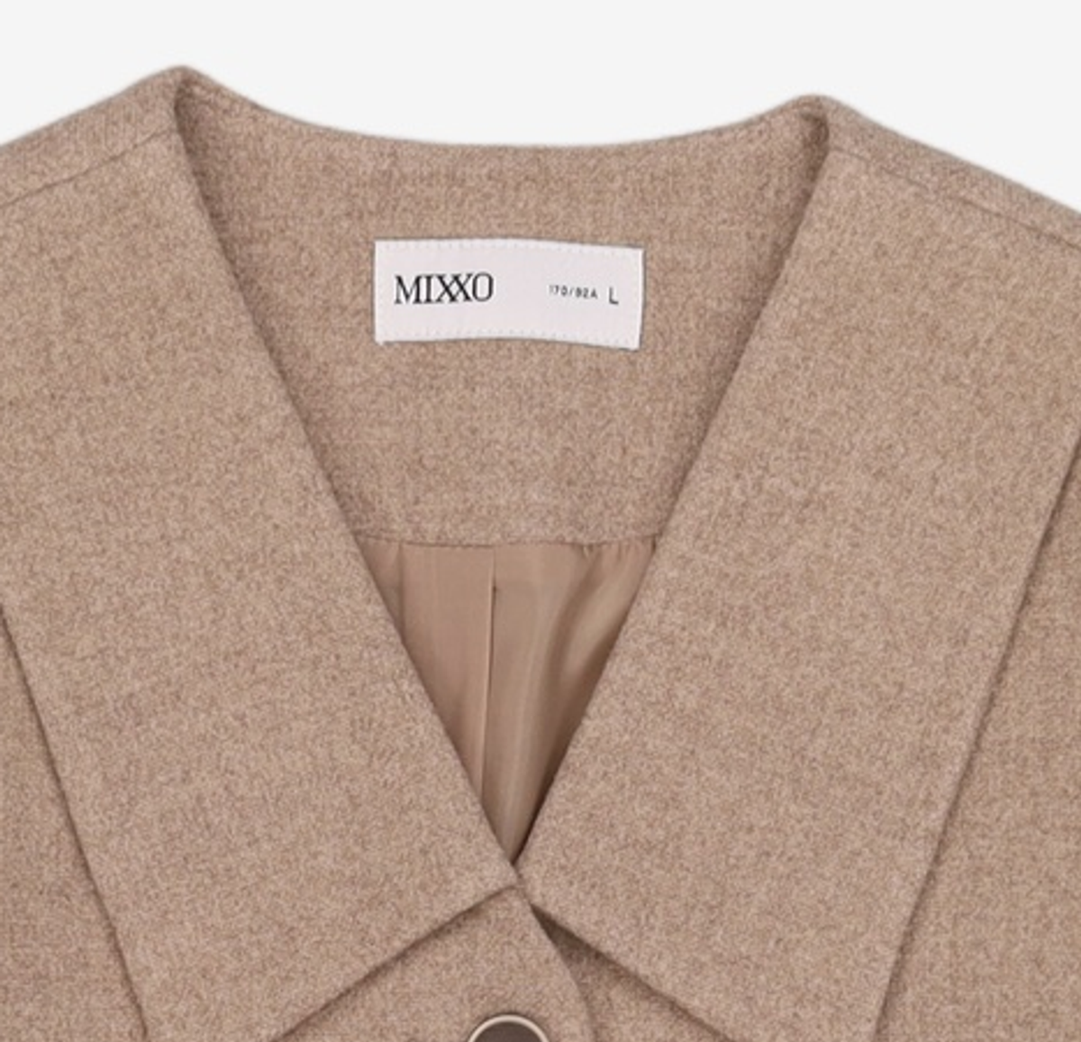 미쏘(MIXXO) [리오더]빅카라 숏 자켓 JKC921G 리오더 MIWJKCT0QG L