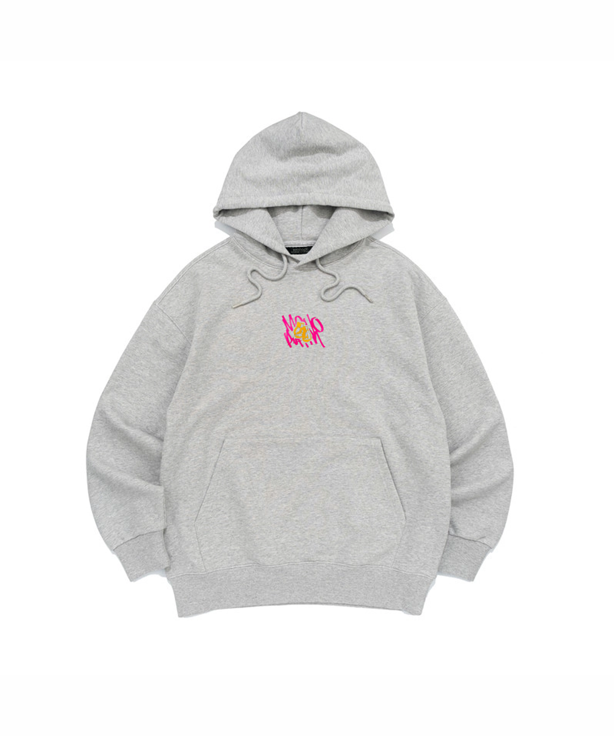 모노파틴(MONOPATIN) tms bxng french terry oversized hoodie - melange gray