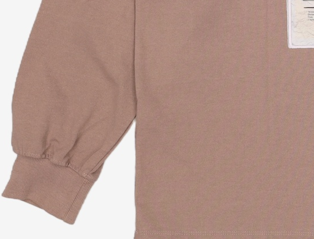 메종미네드(MAISON MINED) CAMERATA PATCH LONG SLEEVE BEIGE L