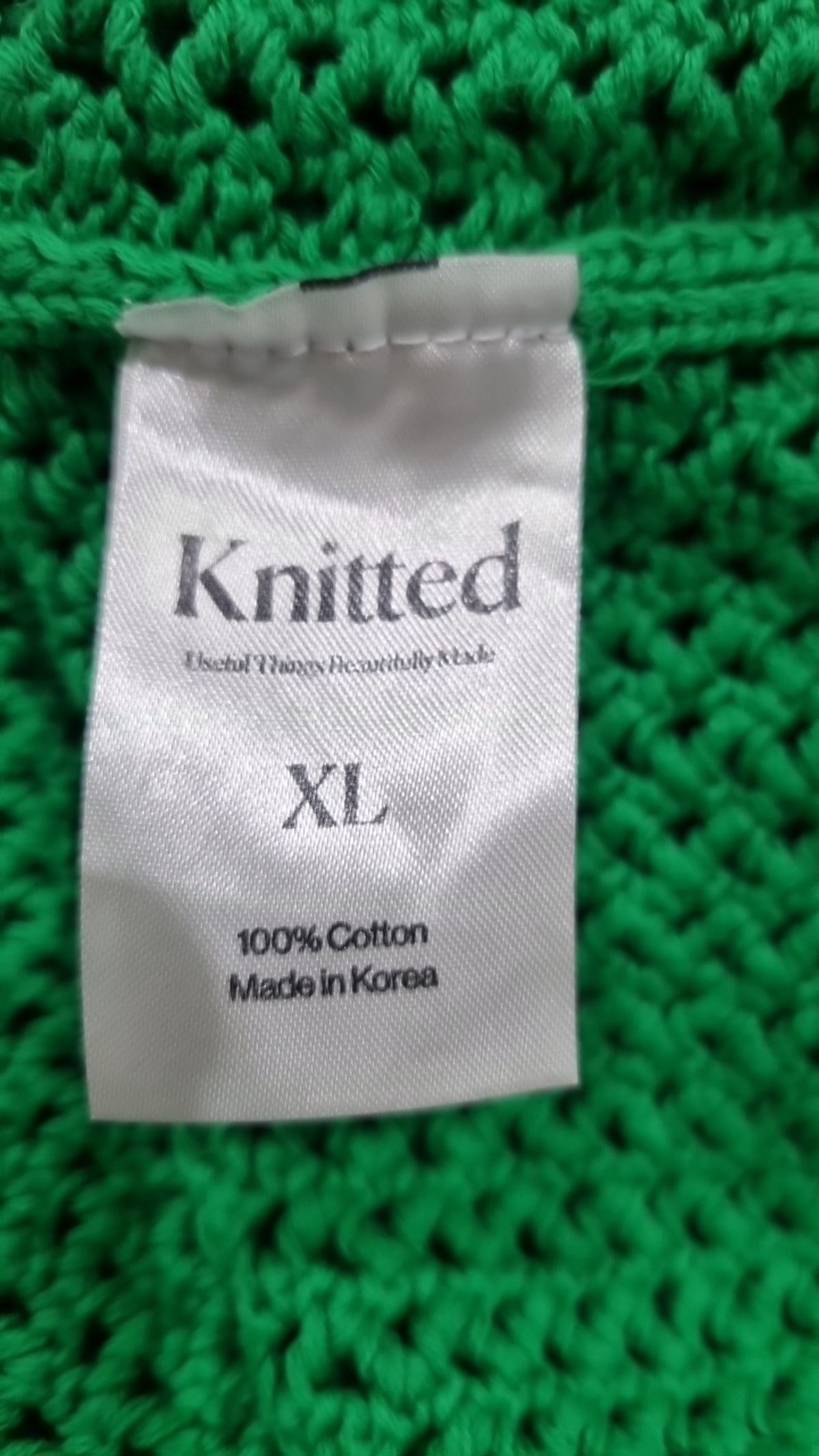 니티드(KNITTED) 베스트 XL