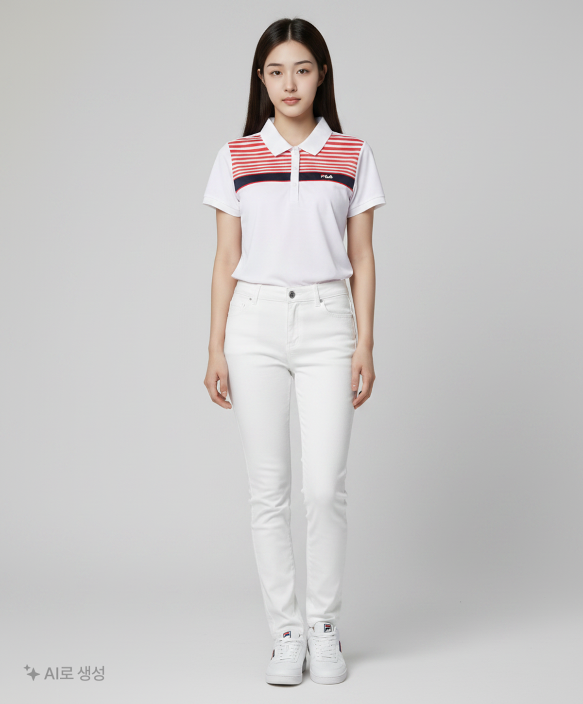 휠라(FILA) 피케/카라 티셔츠 90