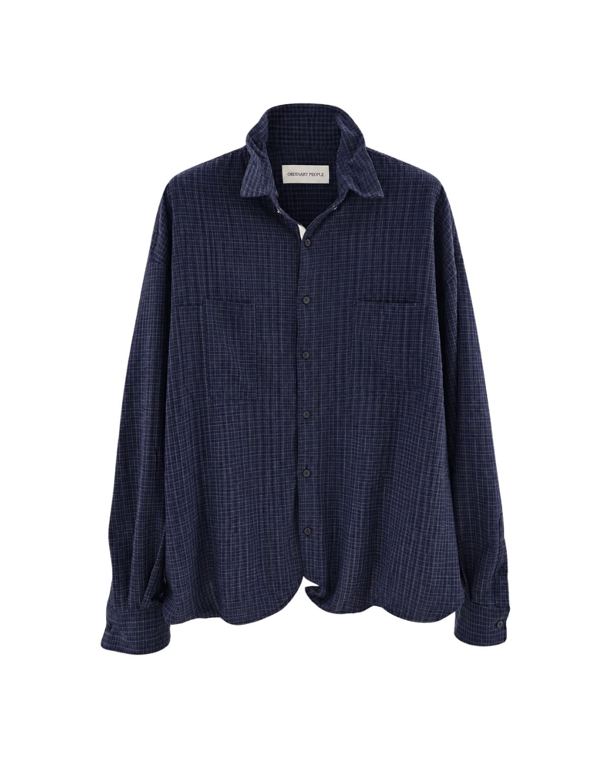 오디너리피플(ORDINARY PEOPLE) RE : Shape Memory Wire Shirt [PURPLE]